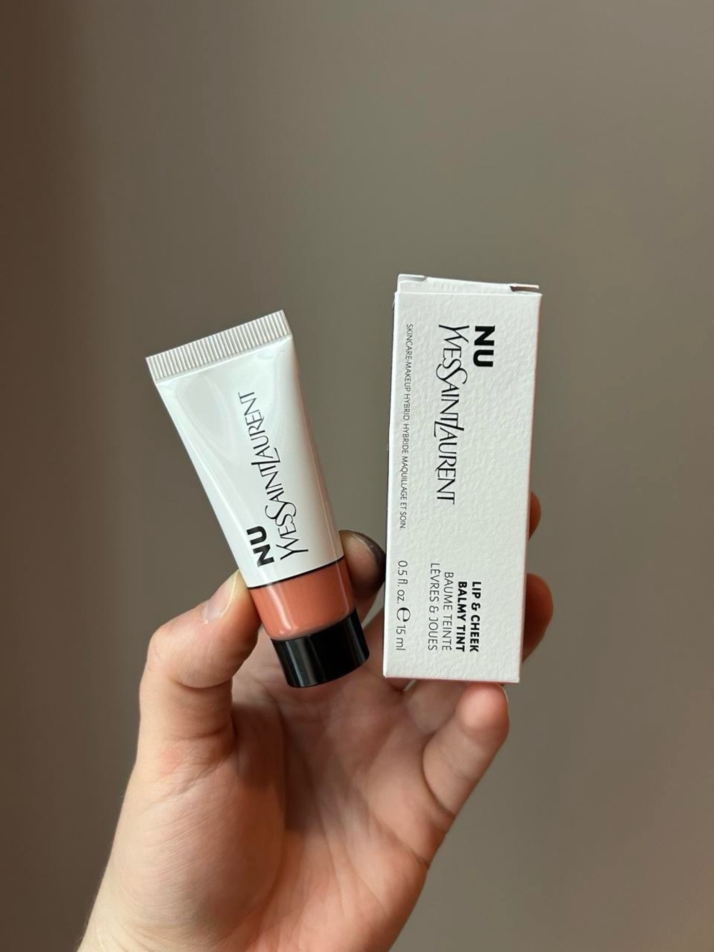 Yves Saint Laurent NU Lip & Cheek Balmy Tint — Nu Pinch 💗